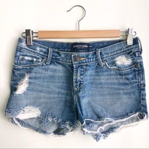 5/$20 Low-rise Jean shorts from Abercrombie kids, size 14R